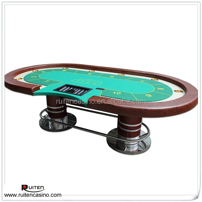 YINDun Texas Hold'em Poker Table With Chip Tray