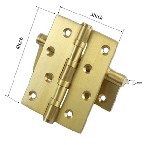 Bisagra de Puerta de Latón de 4 Pulgadas con Rodamiento de Entrada Pesada - Product Image 4