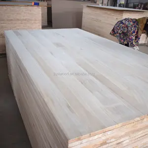 Tablero de Madera de Paulownia de Grado AA AB, Ensamblado con Juntas Dentadas, Madera Contrachapada Natural al por Mayor - Product Image 1