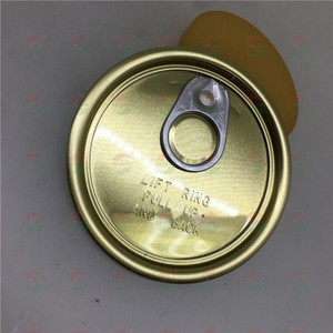 100 ml Prensa en latas de atún auto sello latas negro con <span class=keywords><strong>tapas</strong></span> de plástico - Product Image 6