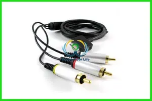Pour <span class=keywords><strong>SONY</strong></span> <span class=keywords><strong>PSP</strong></span> <span class=keywords><strong>GO</strong></span> Composite 3 RCA Audio Vidéo Câble AV - Product Image 1