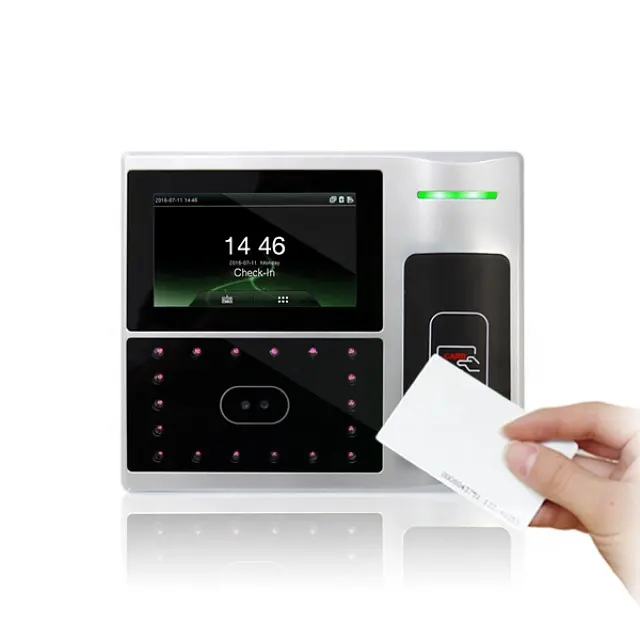 4.3 pollici touch LCD Biometrico di controllo di accesso di riconoscimento Facciale sistema di presenza di tempo con la carta di RFID (Uface)
