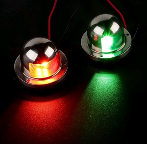 <span class=keywords><strong>Feu</strong></span> <span class=keywords><strong>de</strong></span> <span class=keywords><strong>navigation</strong></span> à LED en acier inoxydable Foyo, rouge et vert, pour la <span class=keywords><strong>navigation</strong></span> maritime, pour bateau, yacht, <span class=keywords><strong>feu</strong></span> d'avertissement - Product Image 3