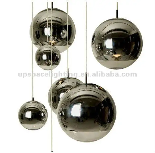 (XCP3341) необычный стеклянный подвесной светильник с зеркальным шариком для гостиниц