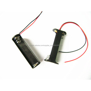 Siyah plastik 2xAA hücre (UM-<span class=keywords><strong>3</strong></span> * 2) kurşun tel ile <span class=keywords><strong>3</strong></span> v Pil Tutucu Kutusu Kasa - Product Image 1