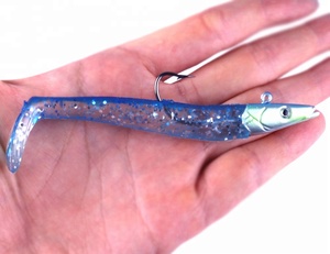 Hengjia iscas de pesca macias, venda de preço, 11cm, 19g, atacado, plástico