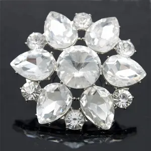 R104 Groothandel Schoen Clip Accessoires Met Prong Crystal Rhinestone Schoen Gesp Voor Dame