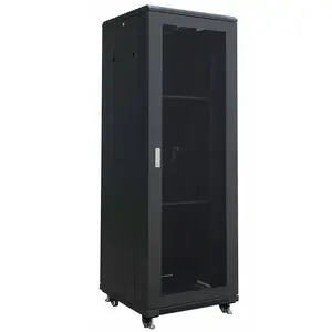 19" international standard vented server cabinet network rack size data center