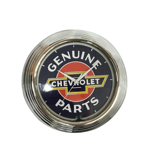 クロームシェル壁時計付き卸売14 "ネオン時計 - Product Image 1