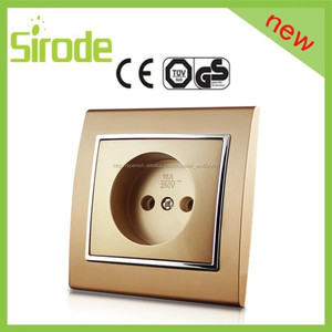 Sirode universal 2 <span class=keywords><strong>P</strong></span> para socket color de lujo de diseño de pared eléctrico socket - Product Image 6
