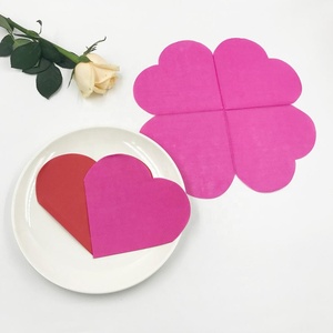 Tùy Chỉnh Đầy Đủ Màu Sắc In <span class=keywords><strong>Fancy</strong></span> Die Cut Giấy Ăn Tối Khăn Ăn - Product Image 1