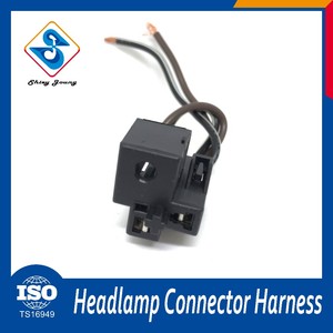 Meilleur Vente phare de voiture 2 broches mâle femelle fil connecteur hot rod câblage harnais - Product Image 1