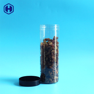 Envase para Alimentos Enlatados, Tarro de Plástico PET de Boca Ancha de 460 ml para Galletas, Dulces y Bocadillos, con Sellado Hermético Libre de BPA - Product Image 4