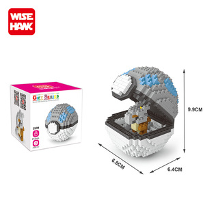 Bán Sỉ Gạch Mini Bằng Nhựa Bóng Chọc Hoạt Hình Cho Thú Cưng Khối Xếp Hình Cho Trẻ Em - Product Image 4