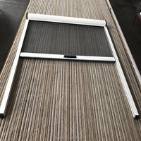 Moustiquaire enroulable réglable en élasticité DIY pour fenêtre / porte