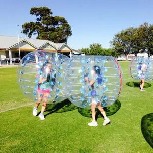 Transparenter Blasen körper Zorb Ball