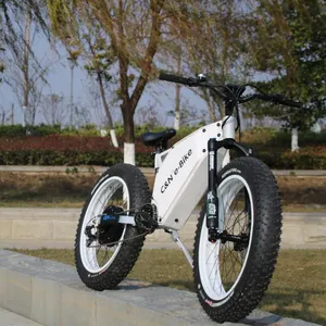 Sepeda E-bike Fat E-bike 1500W, Sepeda Cruiser Salju Kecepatan Cepat