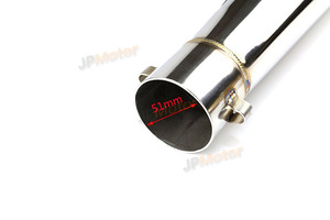 JPMotor <span class=keywords><strong>moto</strong></span> <span class=keywords><strong>bala</strong></span> <span class=keywords><strong>de</strong></span> acero inoxidable silenciador - Product Image 6