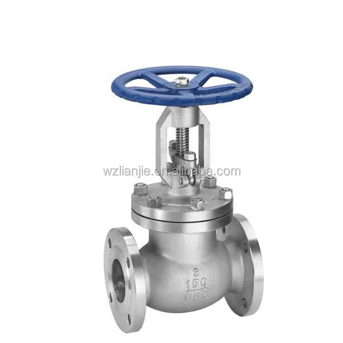 एएनएसआई 150LB Flanged स्टेनलेस स्टील 304 ग्लोब वाल्व