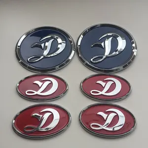 Custom high quality ABS car emblem and metal car badges and auto grills and car stickers