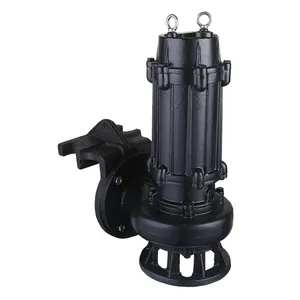 1 5kw Limbah Submersible Besi Cor Tidak Menyumbat Pompa Limbah Submersible WQ Rincian Sentrifuga Limbah Sludge Pump Lengkap dengan motor