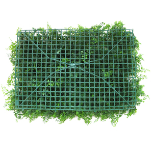 Pannelli per piante verdi recinzione per siepe artificiale schermo per la Privacy prato (19.68x19.68 pollici) muro di plastica per prato in eucalipto artificiale - Product Image 5