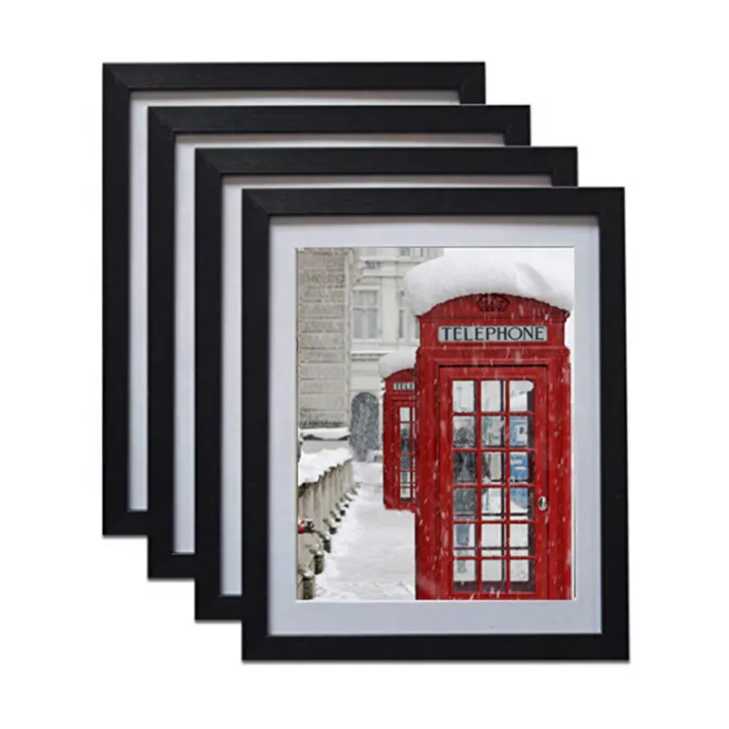 5x7, 6x8, 8x10 Inch Massief Houten Muur Opknoping Custom Foto Fotolijst