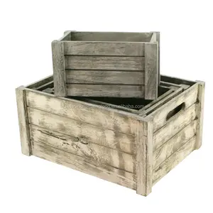 Natural madera caja de madera cajas de vegetales frutas caja - Product Image 1