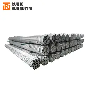 Tubo de Andaime HDG 48.3mm*3.25mm*6m, Tubo de Aço Pré-Galvanizado com Preço Baixo, Tubo de Aço Carbono Galvanizado - Product Image 1