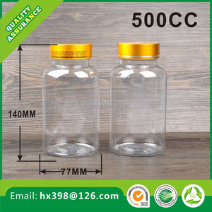 500 ml cubierta <span class=keywords><strong>de</strong></span> Aluminio PET frascos <span class=keywords><strong>de</strong></span> plástico para alimentos con mantener en buen estado <span class=keywords><strong>de</strong></span> <span class=keywords><strong>salud</strong></span> - Product Image 1