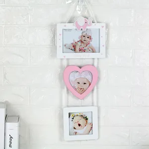 Baby First Year Family Collage Hanging Photo Frame