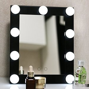 Alibaba al por mayor maquillaje estilo <span class=keywords><strong>Hollywood</strong></span> bombillas <span class=keywords><strong>LED</strong></span> espejo de vanidad espejo de maquillaje con 9 <span class=keywords><strong>luces</strong></span> - Product Image 3