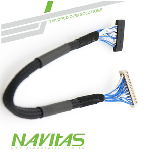 DF13สายเคเบิล40pin 1.25มม. DF9-31S-1V 31ขา TTL LVDS กำหนดเอง - Product Image 6