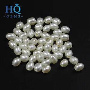 3-10mm loose pearl beads with hole 1mm white natural freshwater pearls