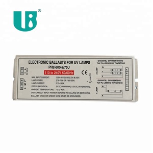 محرك إلكتروني لأنبوب الكوارتز فوق البنفسجي PH2-800-2/75U بقوة 75 واط و155 واط و800 مللي أمبير - Product Image 1