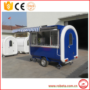 2017 venta caliente vagón cafetería/carrito de comida remolque/camiones de comida - Product Image 4