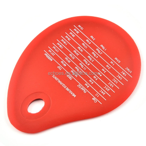 Raspador de masa de silicona antiadherente multifunción, herramienta desechable para hornear para limpiar y medir pasteles y repostería - Product Image 1