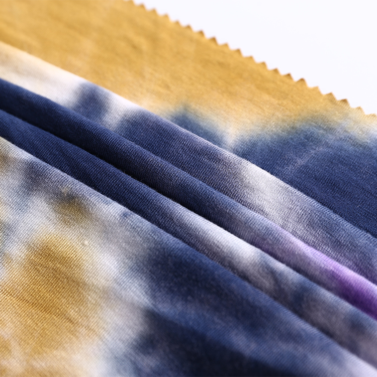 Livraison conception rayonne jersey dylon tie dye acheter lycra tissu