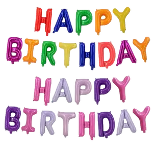 16 ''màu lá thư bóng bay và bóng bay cao su cho bữa tiệc chủ đề của bạn - Product Image 1