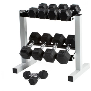 Rubber Gum CUFFLINK hexagonal and free weights with CUFFLINK s - Product Image 1
