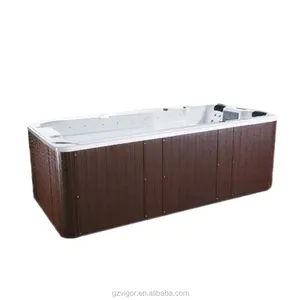 Arrosteech — baignoire pour piscine, 4 mètres de long, 1.5m de hauteur, 2.2m de largeur, baignoire en acrylique, pour entraînement à la natation, de 3 pompes