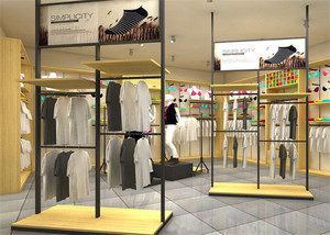 Muro di vendita al dettaglio Costumi Da Bagno Del Banco di mostra Rack Per Negozio di Biancheria Intima Decorazione di Interni di Un Servizio di Arresto - Product Image 3