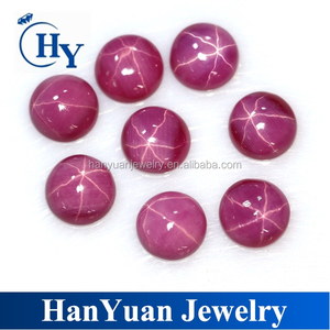 Di alta qualità 6 raggi Cabochon stella sintetica rubino <span class=keywords><strong>e</strong></span> blu stella zaffiro pietra <span class=keywords><strong>gemme</strong></span> per la vendita - Product Image 3