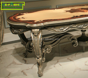 Mesa de comedor de diseño clásico y <span class=keywords><strong>popular</strong></span>, material de madera maciza del fabricante de OE-FASHION, y sillas, muebles de madera de abedul - Product Image 2