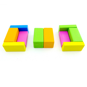 Jouets éducatifs, <span class=keywords><strong>puzzle</strong></span> en bois <span class=keywords><strong>3D</strong></span>, écologiques, blocs géants pour enfants de 5 à 7 ans, thème animaux et nature, 20 pièces, couleur personnalisée - Product Image 5