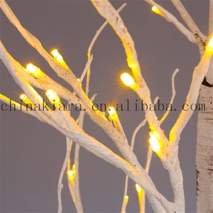 Árbol de <span class=keywords><strong>abedul</strong></span> blanco, árbol decorativo de <span class=keywords><strong>abedul</strong></span>, 24LED, 2 pies - Product Image 6