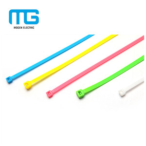 Bridas de Cable Autoblocantes de Nylon 66, Bridas de Colores, Precio Personalizado, Bridas de Cable Industriales de Plástico Recubierto de Nylon y Acero Inoxidable 2.5*100 - Product Image 5