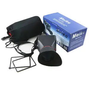 Meike VF100 LCD Viewfinder (4:3) (3:2) (16:9) extender 2.8x untuk 5D Mark II 7D 500D 450D D3000 D700 Film Kamera Digital
