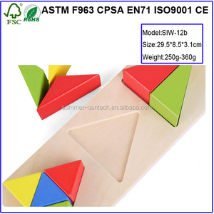 Gioco Educativo Montessori, Puzzle Geometrico 3D, Versione Mosaico di Abbinamento Forme, Giocattoli in Legno per Bambini - Product Image 5