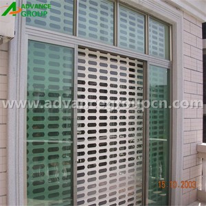 Perforiertes Pavillon-Aluminium-Rolltor/Rollt ore